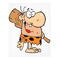 Caveman Cartoon Clip Art N11