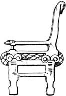 Throne Clip Art drawing