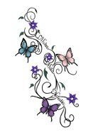 Clip art of the Butterfly Tattoo Design