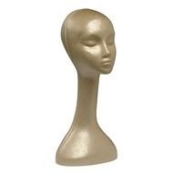 Styrofoam Mannequin Head With Wig