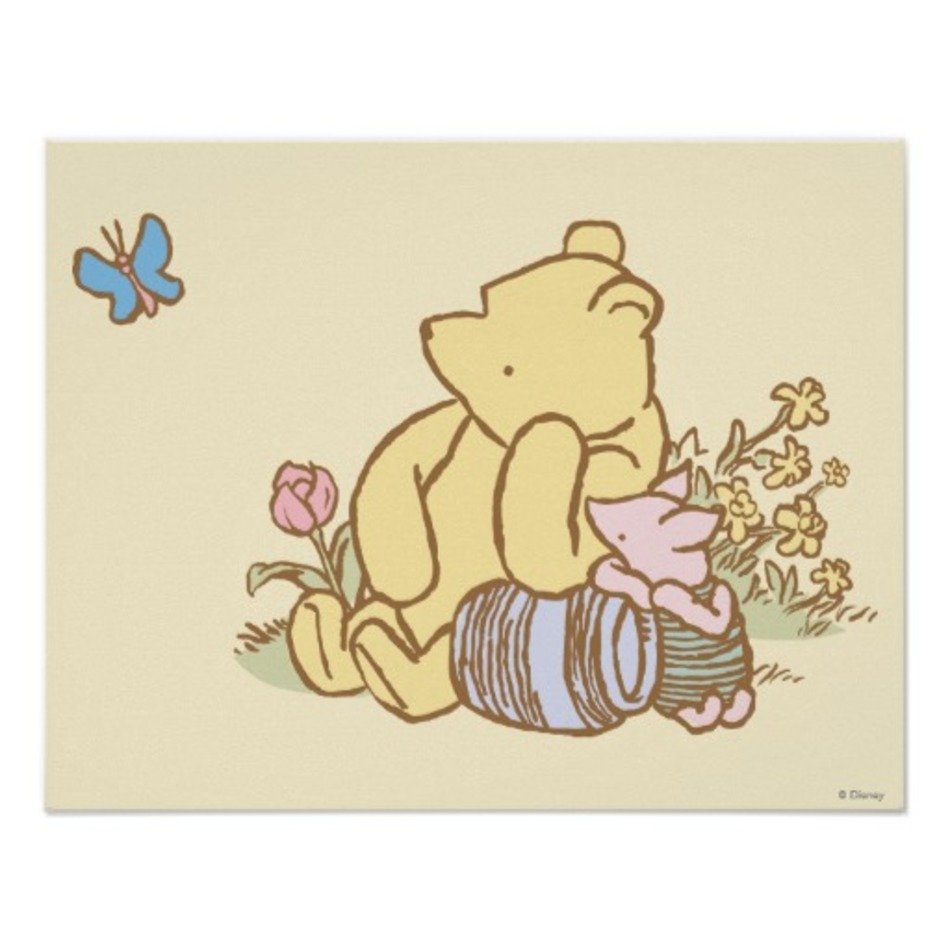 Classic Winnie The Pooh And Piglet N2