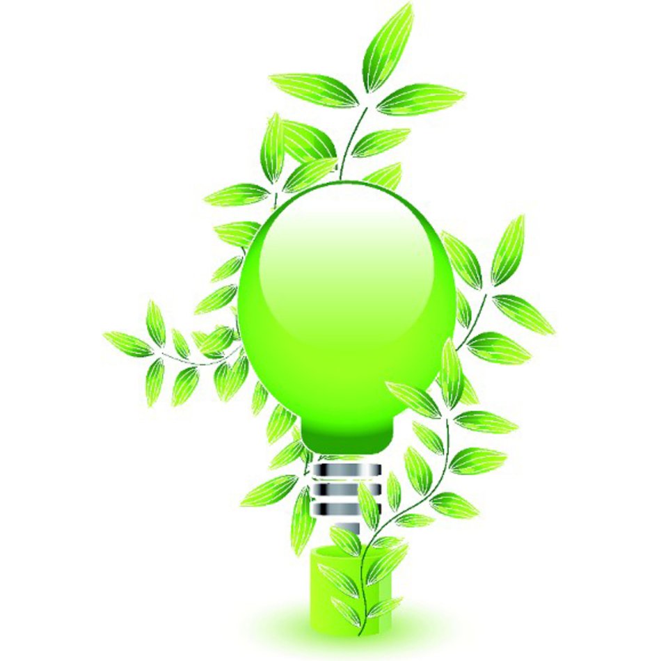 Eco Light Bulb Clip Art