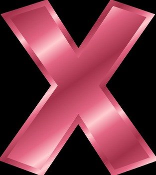 Letter X Clip Art N5