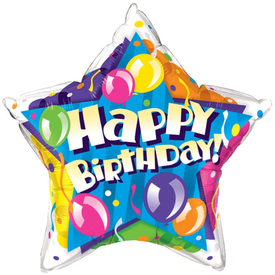 Happy Birthday Balloons Clip Art Free N38