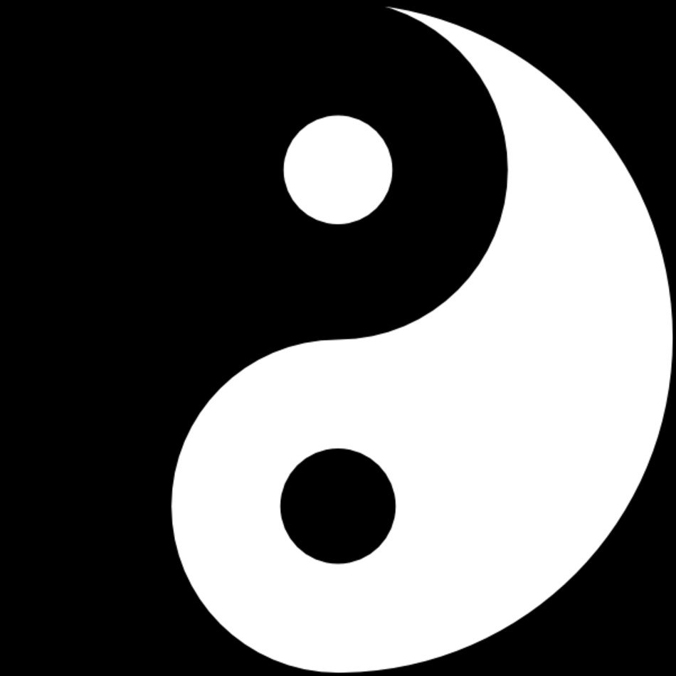 Black And White Ying Yang