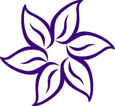 Purple Flower Clip Art N79