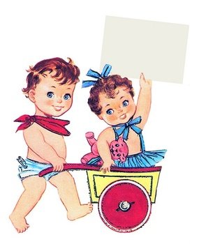 Cute Baby Girl Clip Art N4