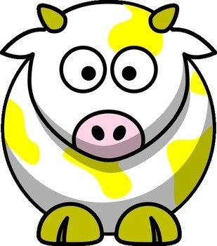 Cow Clip Art N135