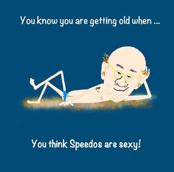 Funny Old Men Cartoon
