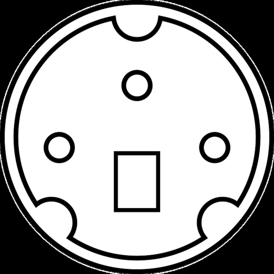 8 Pin Mini DIN Connector Diagram