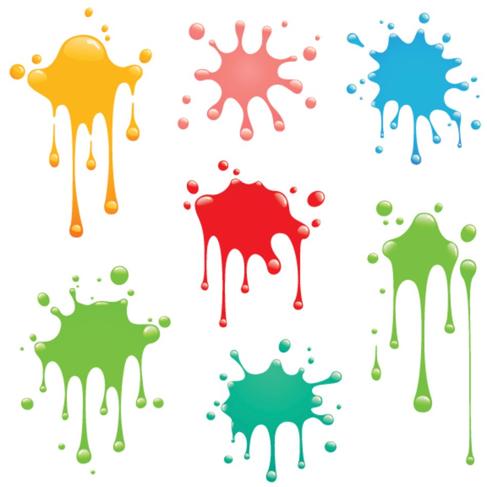 Paint Splatter Clip Art N34