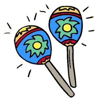 Cartoon Maracas Clip Art N2