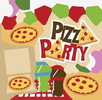 Pizza Party Clip Art N19 free image download