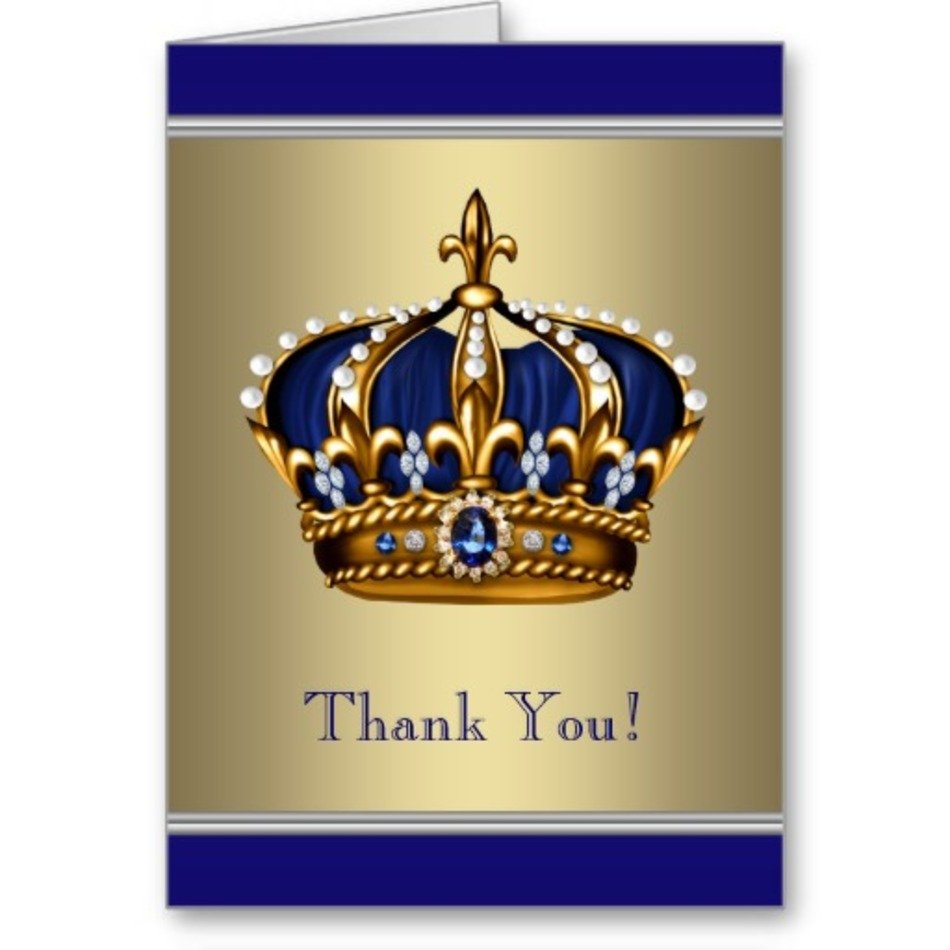 Blue Thank You Cards
