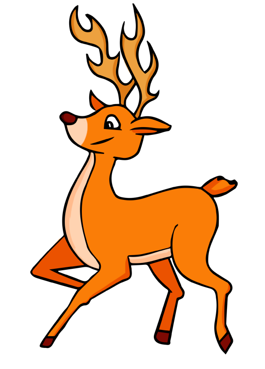 Cartoon Deer Clip Art N26 free image download