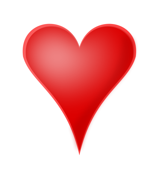 Heart Clipart Medium Size free image download