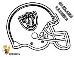 Football Helmet Coloring Pages N14