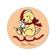 Yellow Lab Cartoon N3
