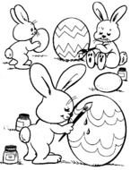 Easter Coloring Page drawing