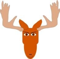 Moose Head Clip Art N9