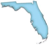 Florida Map Clip Art N14