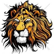 Lion Mascot Clip Art N21