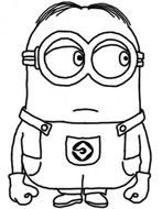 Minion Coloring Pages N4