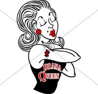 Drama Queen Clip Art N2