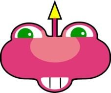 Germ Cartoon Clip Art N12
