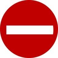 Do Not Enter Clip Art N12
