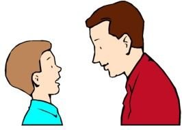 man and son drawing