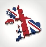UK Flag Map N3
