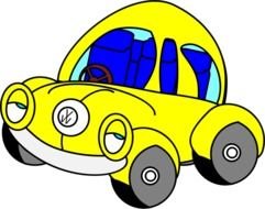 VW Beetle drawing