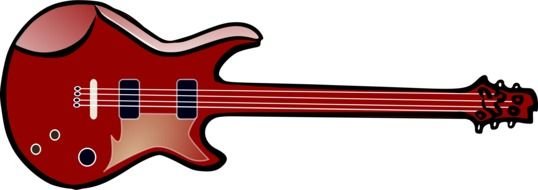 Clip art of the guitar