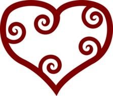 Valentine Heart as a Clip Art