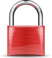 Padlock Red By Anonymous Source Wikimedia Commons Icon