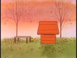 clipart of the Charlie Brown Thanksgiving cartoon