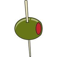 Olive On Toothpick