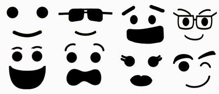 LEGO Face Template Printable drawing