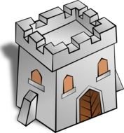 Castle Tower Clip Art N6