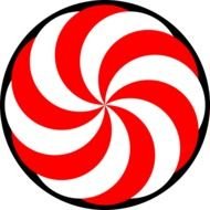 Peppermint Swirl Candy Clip Art N2