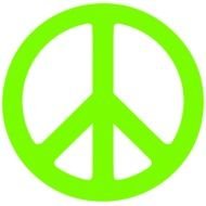 Peace Sign as a picture for clipart