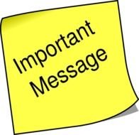 Important Message Clip Art N2