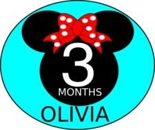 Blue Mouse Bow Clip Art