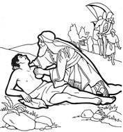 Good Samaritan Coloring Page