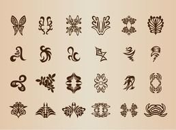 Vintage Symbols Vector