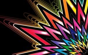 Bright Color Abstract Wallpaper For Desktop