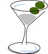 Martini Glass Clip Art N26