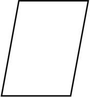 Parallelogram Clip Art N2