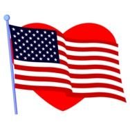 American Flag Clip Art N162